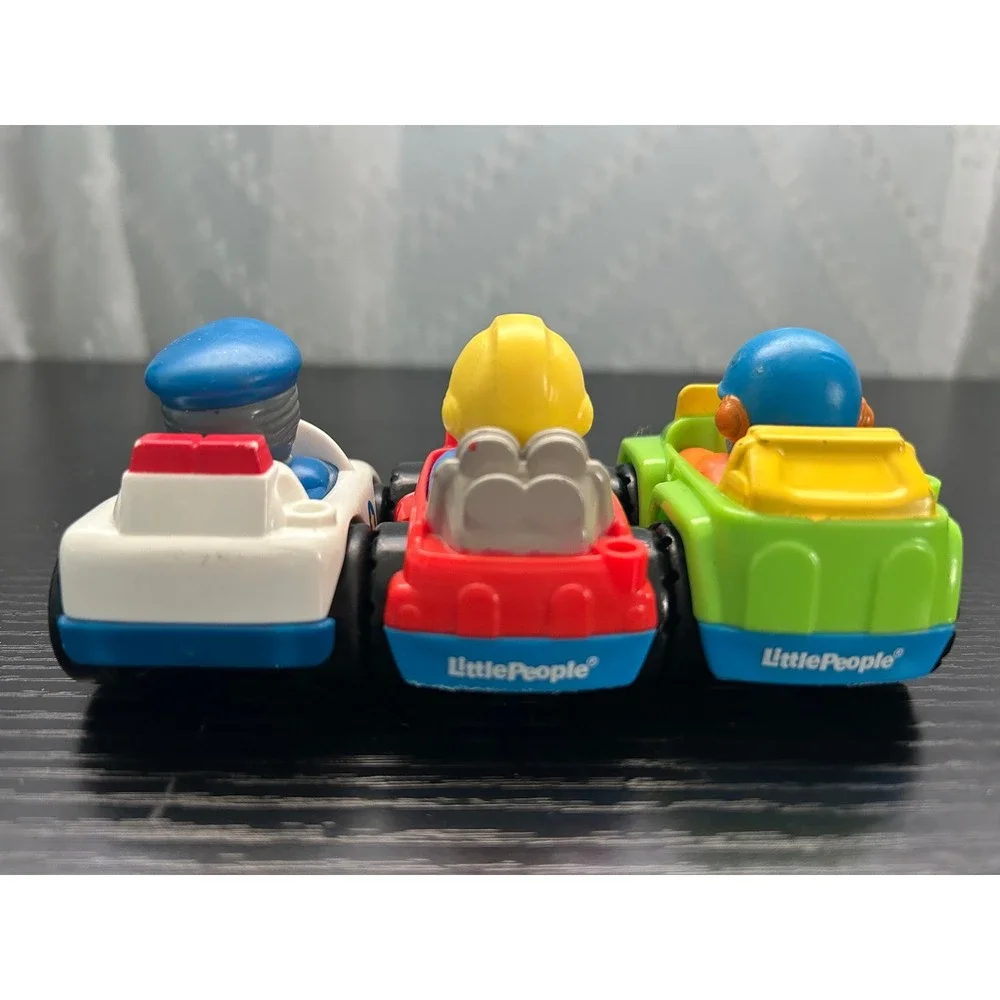 Fisher-Price Little People Wheelies Kids Multicolor 3-Piece Vehicle Set OS